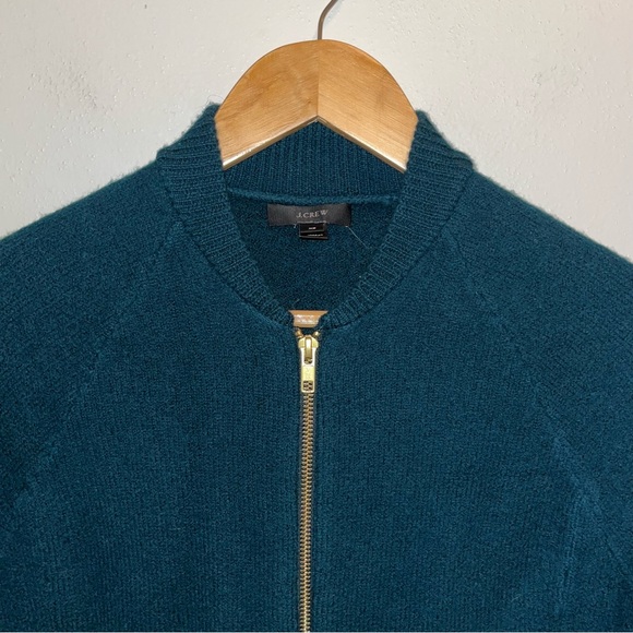 J. Crew Merino Wool Zip Up Sweater Jacket Women’s Size Extra Small - Picture 2 of 8